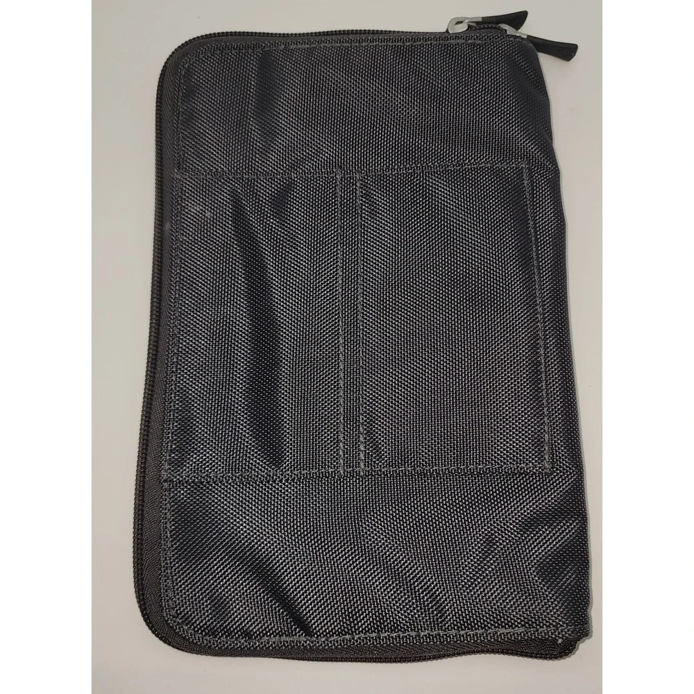 Samsonite Travel Organizer Pouch Blue Black Ballistic Nylon Tech Case Zip Bag